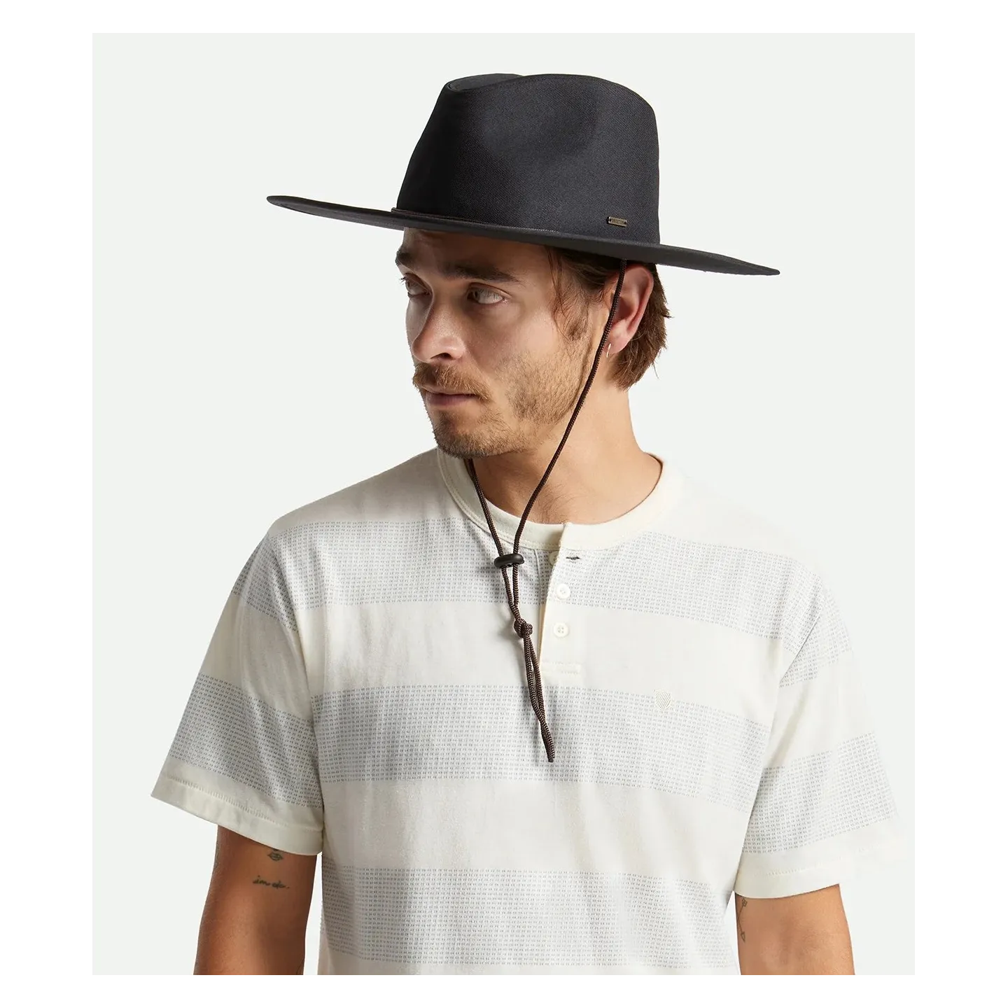 Chapeau Traveller Field Noir - Brixton Reference : 12894 | Chapellerie Traclet