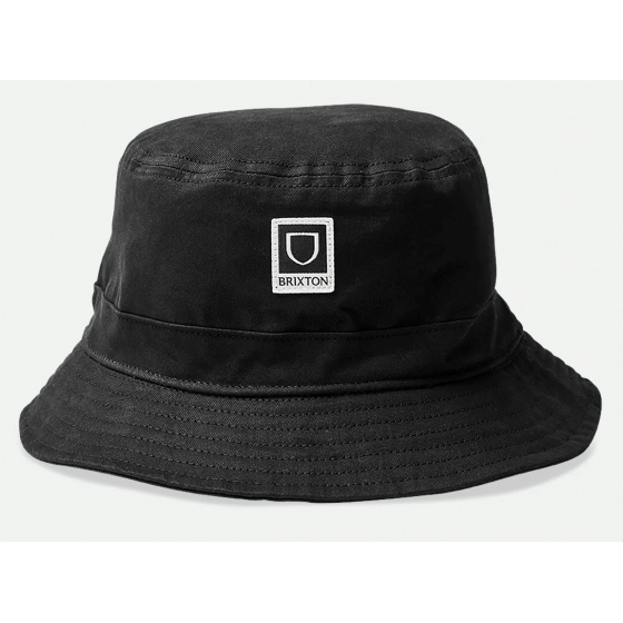Black Cotton Beta Bucket Hat - Brixton