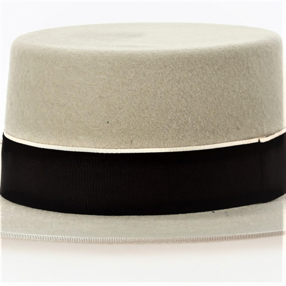 Chapeau Cordobes Andalou Feutre Beige