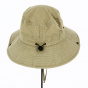 Wide-brimmed bucket hat Oliver Beige - Traclet