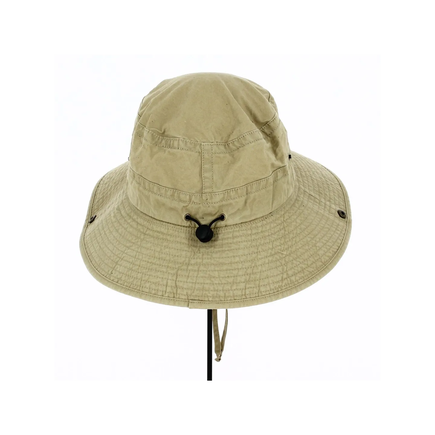 Chapeau Bob Larges bords Oliver Beige - Traclet Reference : 10695 | Chapellerie Traclet