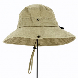 Chapeau Bob Larges bords Oliver Beige - Traclet