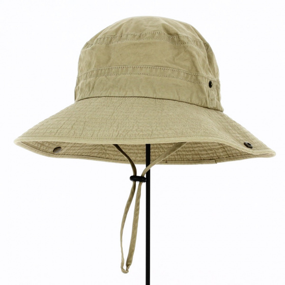 Beige Traveller Hiking Hat - Traclet