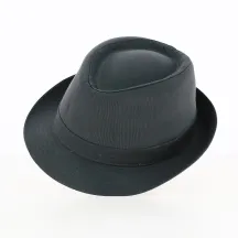 Chapeau Trilby Coton Noir - Traclet