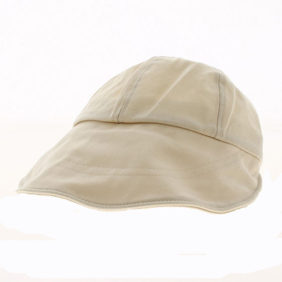 Casquette Grande Visière Emma Coton Beige - Traclet Casquette Grande Visière Emma Coton Beige - Traclet