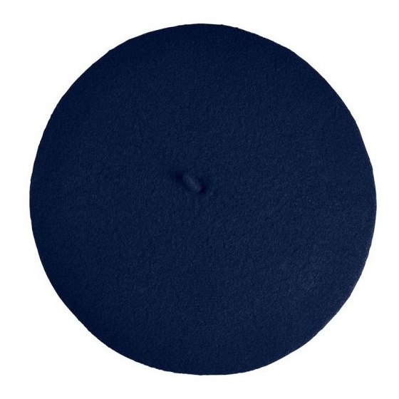 Béret Enfant Petit Basque Bleu Nuit - Héritage par Laulhère