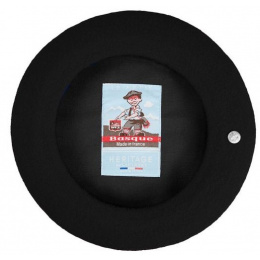 Béret Enfant Petit Basque Noir - Héritage par Laulhère