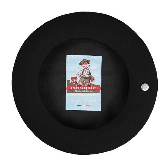 Children's Little Basque Beret Black - Heritage by Laulhère