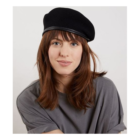 Béret Artemis Noir - Héritage par Laulhère