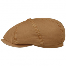 Hatteras light brown cotton cap - Stetson